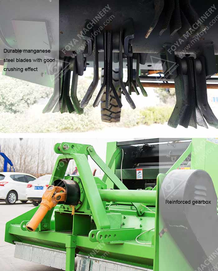 FOYA Mini Rice Wheat Combine Harvester in operation