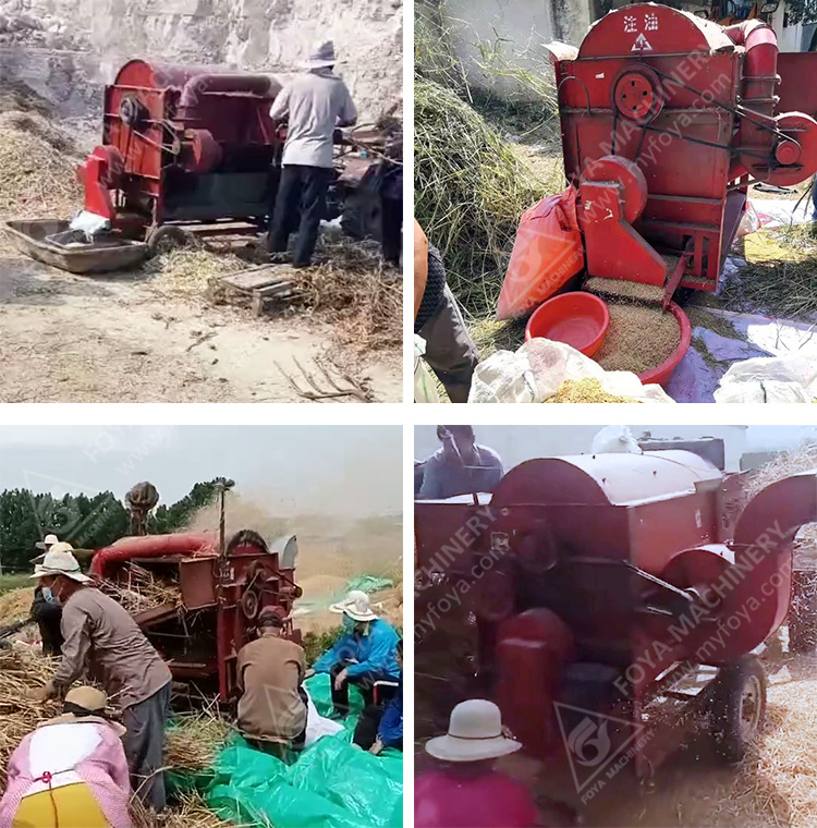 FOYA Silage Bagging Machine in operation